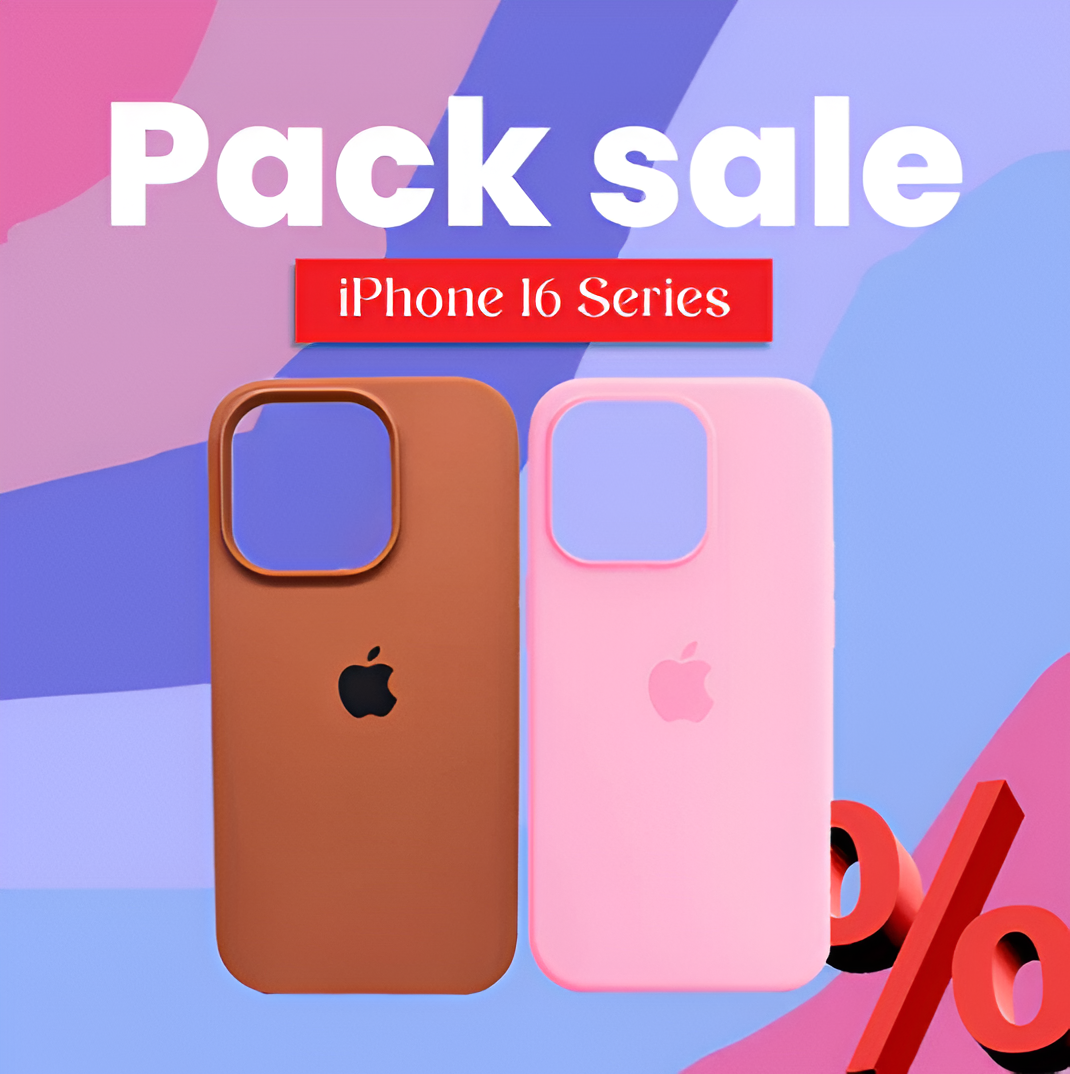 Pack of Two Silicon Cases (iPhone 16 series)