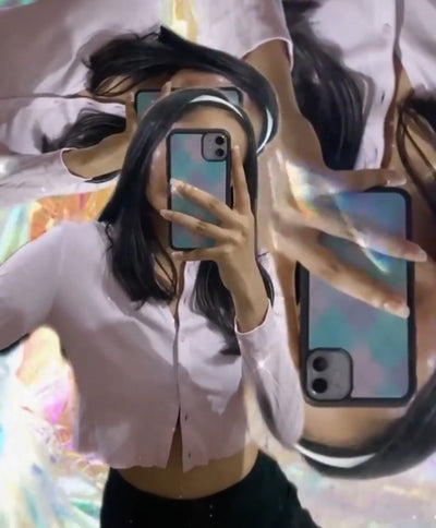 Blue Argyle Glossy Case