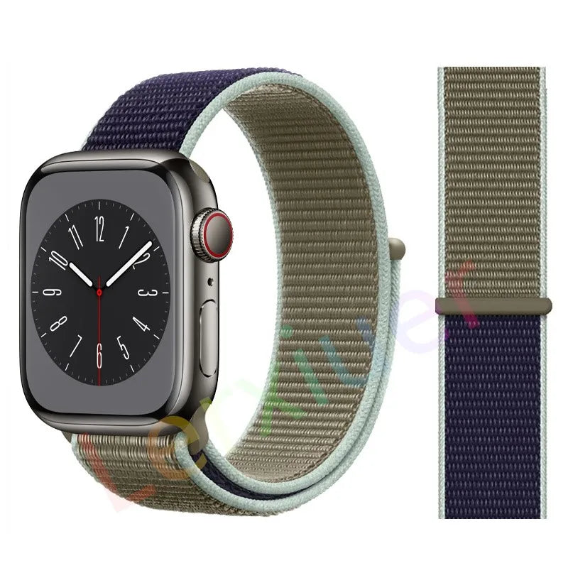 Slim leather strap for Apple Watch band