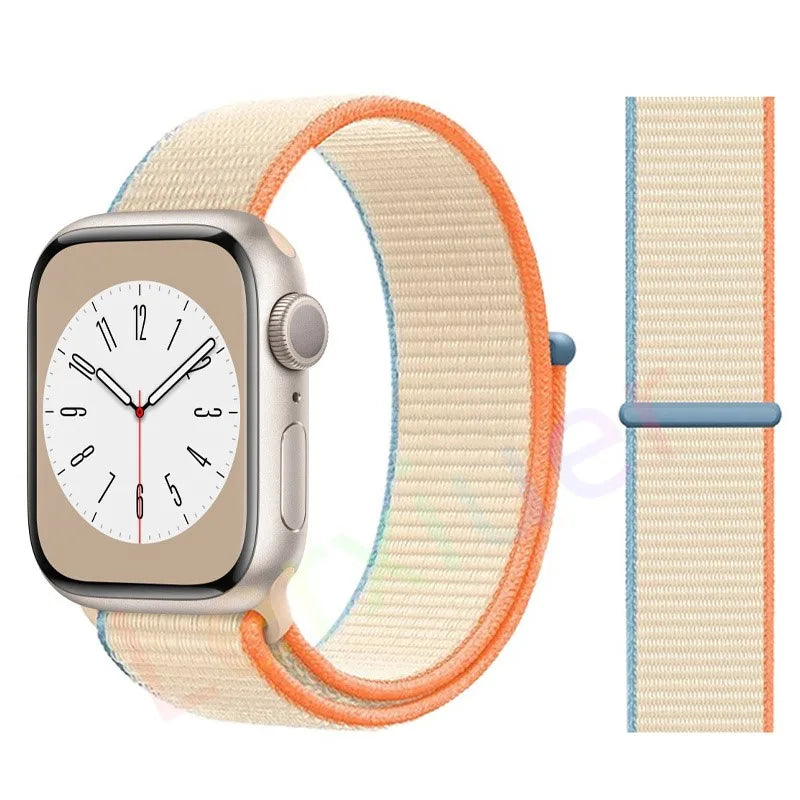 Slim leather strap for Apple Watch band