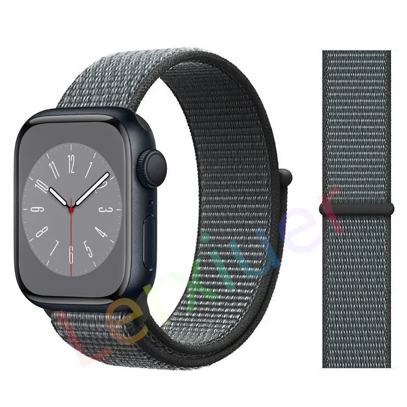 Slim leather strap for Apple Watch band