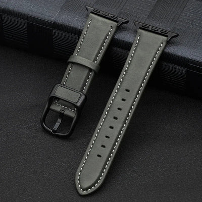 Leather strap For Apple watch band
