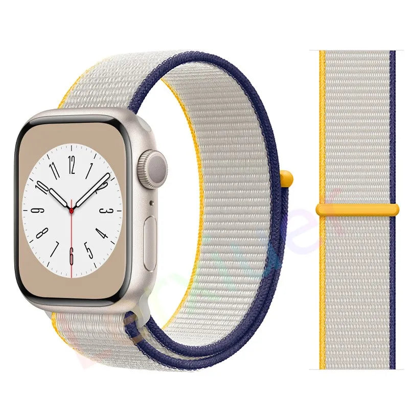 Slim leather strap for Apple Watch band