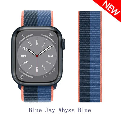 Nylon loop Correa For Apple Watch Band