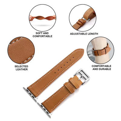 Leather Watch Straps for Apple Watch band