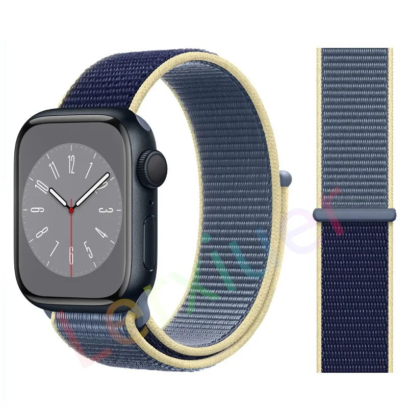Slim leather strap for Apple Watch band