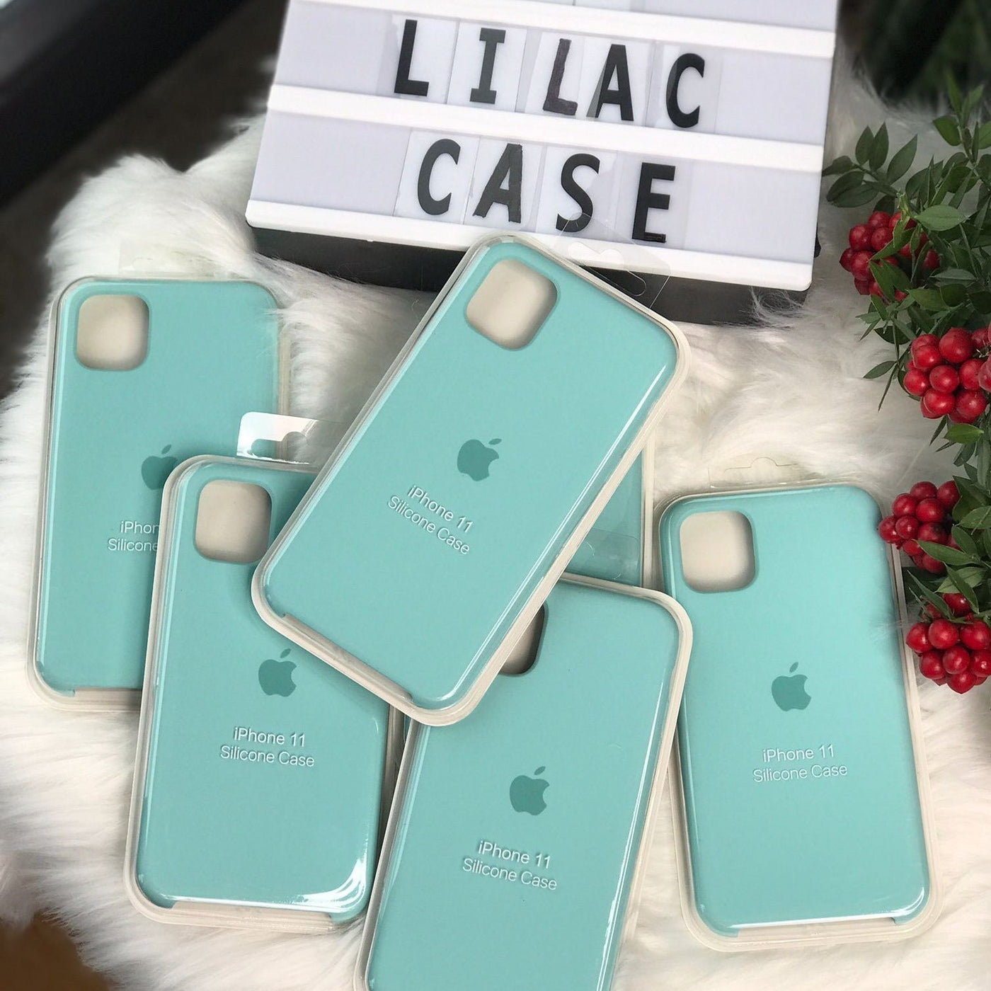 iPhone Silicone Case (Marine Green)