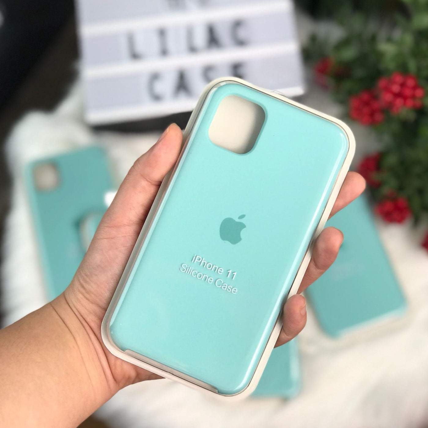 iPhone Silicone Case (Marine Green)