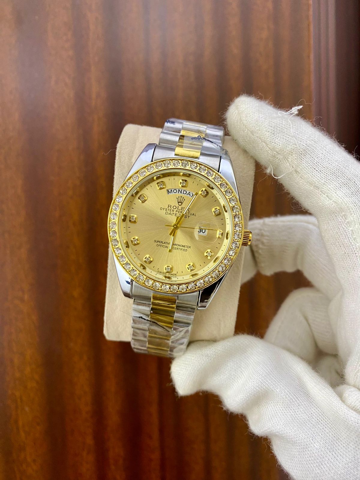 Rolex stone watch