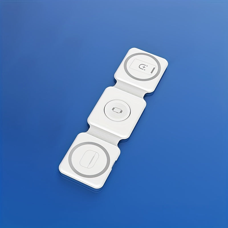 3-In-1 Foldable Magnetic Wireless Charger