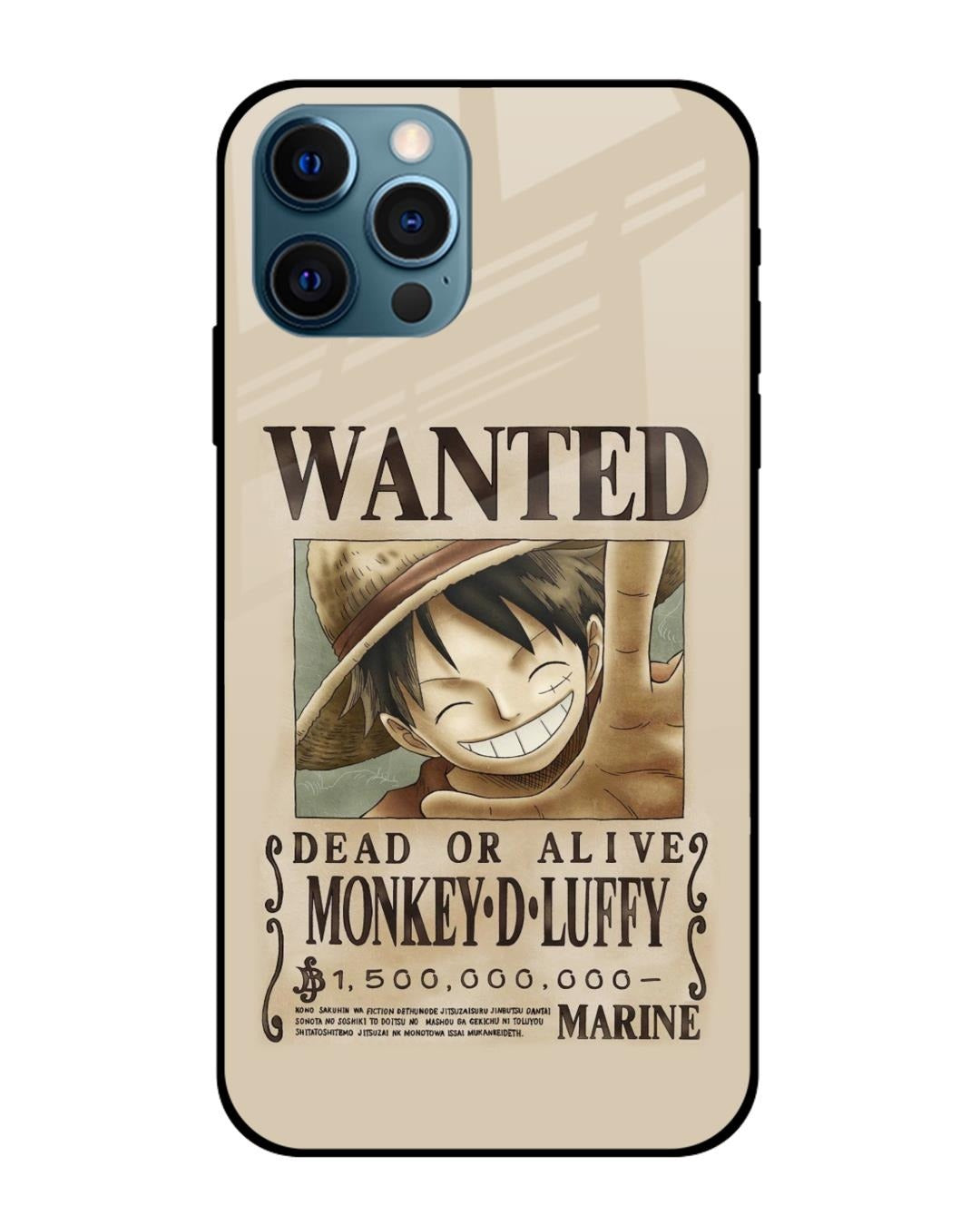 All Models Luffy Wanted Glass Case