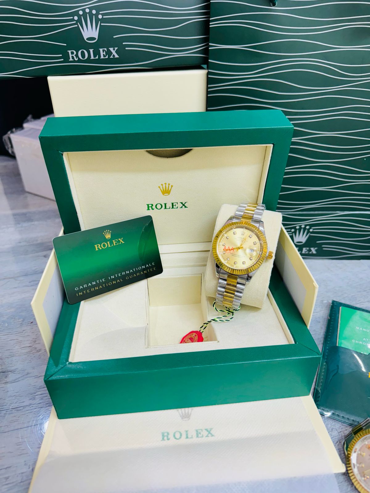 ROLEXWATCH  WITH ORIGINAL BOX