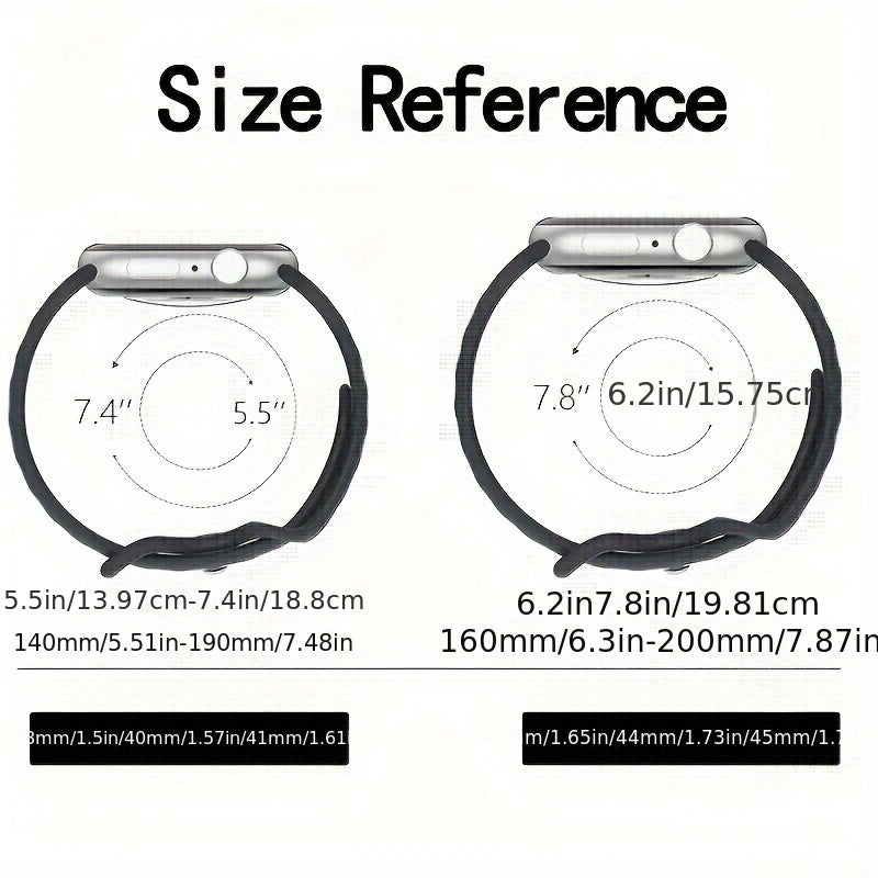 Silicone Sport Band Compatible with Apple Watch