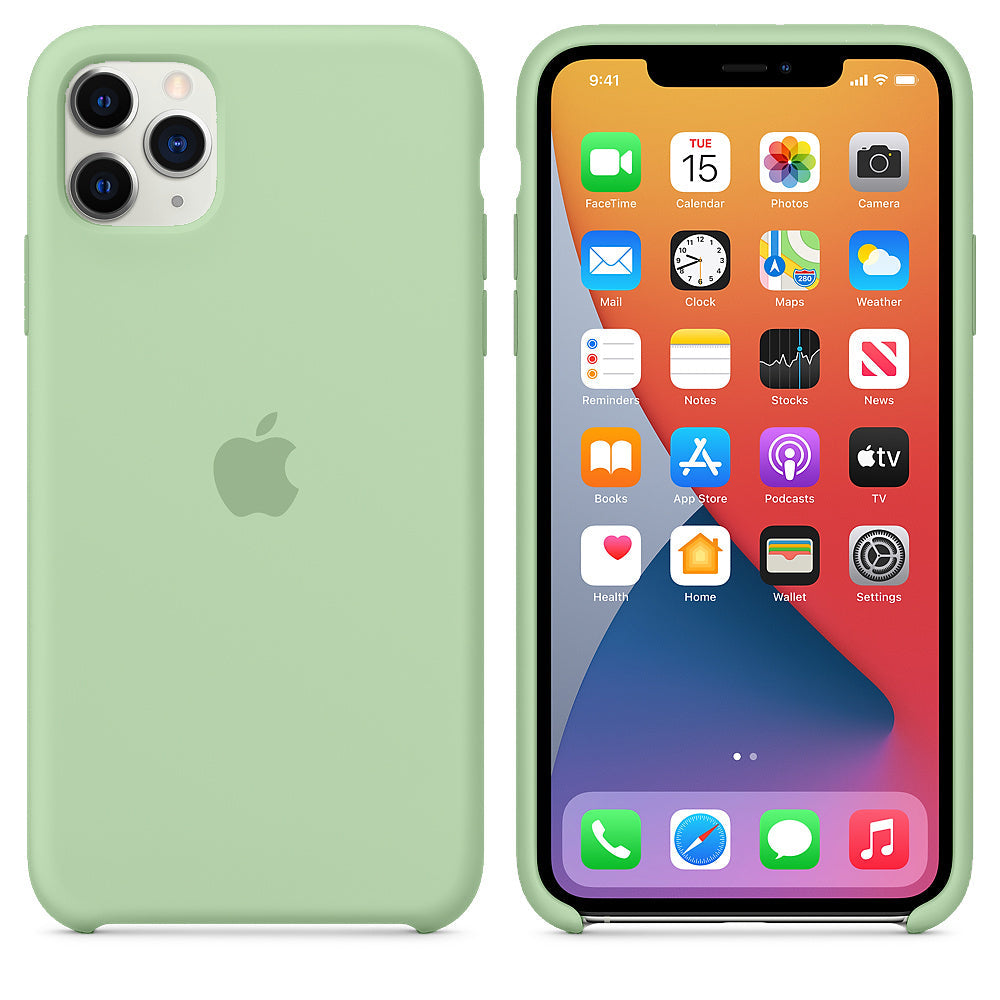 iPhone Silicone Case (Pistachio Green)