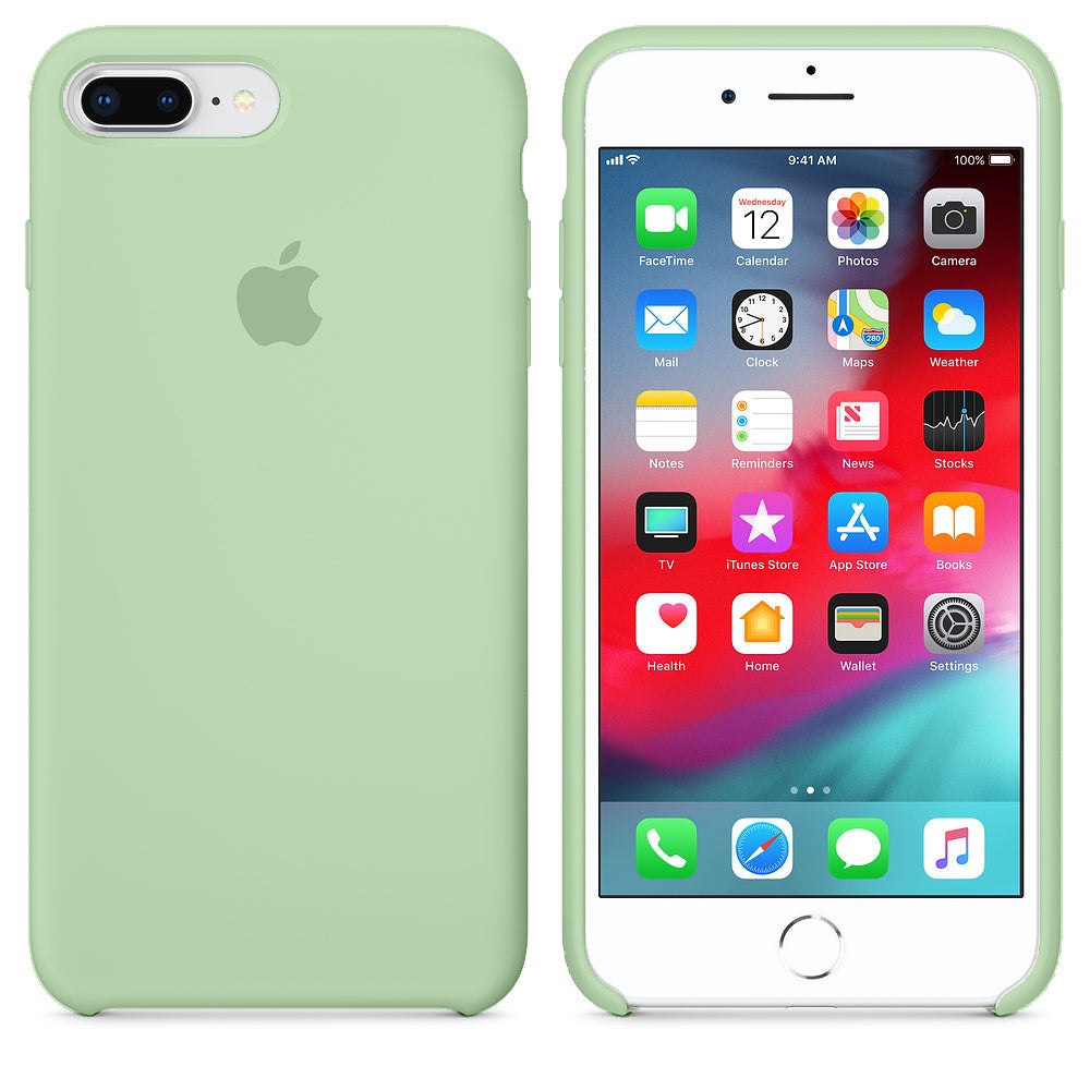 iPhone Silicone Case (Pistachio Green)