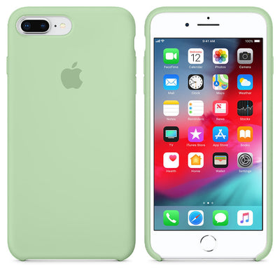 iPhone Silicone Case (Pistachio Green)