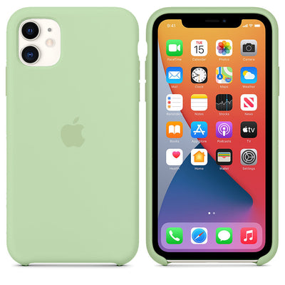 iPhone Silicone Case (Pistachio Green)
