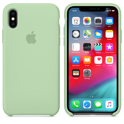 iPhone Silicone Case (Pistachio Green)