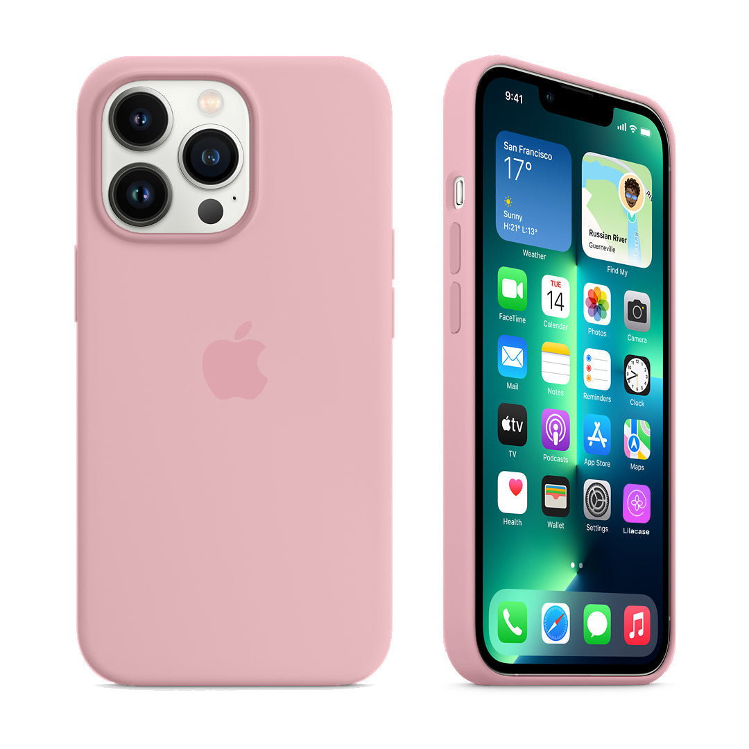 iPhone Silicone Case (Candy Pink)