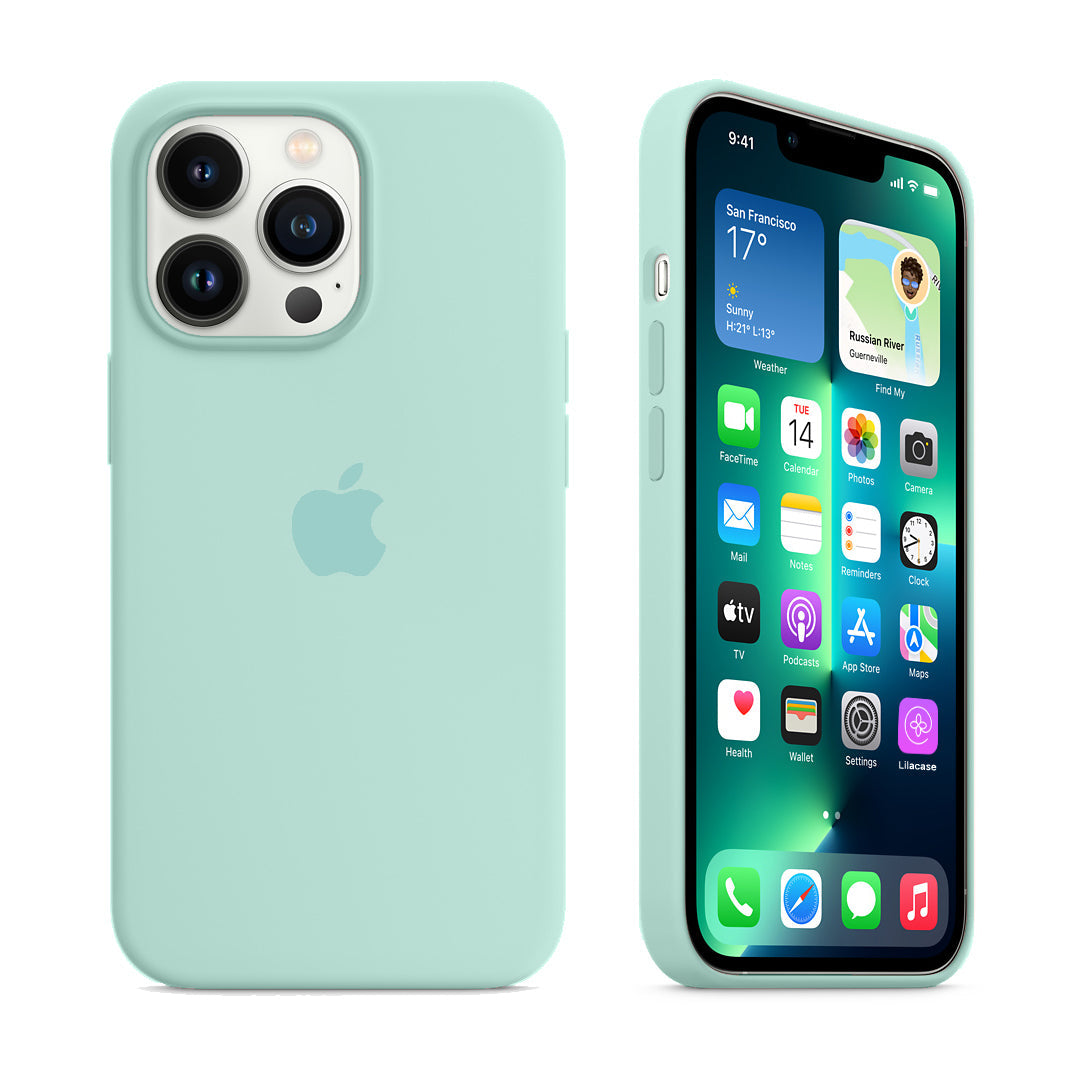 iPhone Silicone Case (Marine Green)