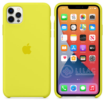 iPhone Silicone Case (Flash Yellow)