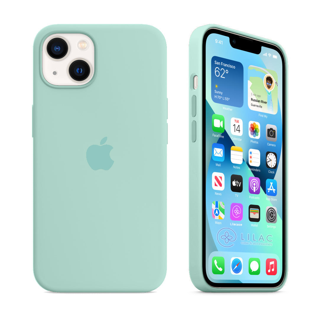 iPhone Silicone Case (Marine Green)