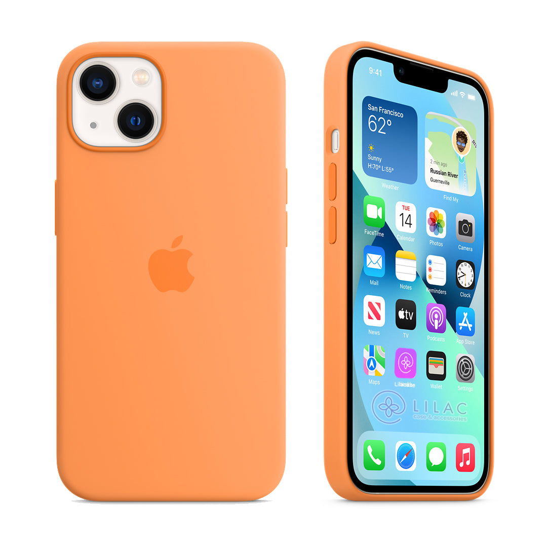 iPhone Silicone Case (Papaya)