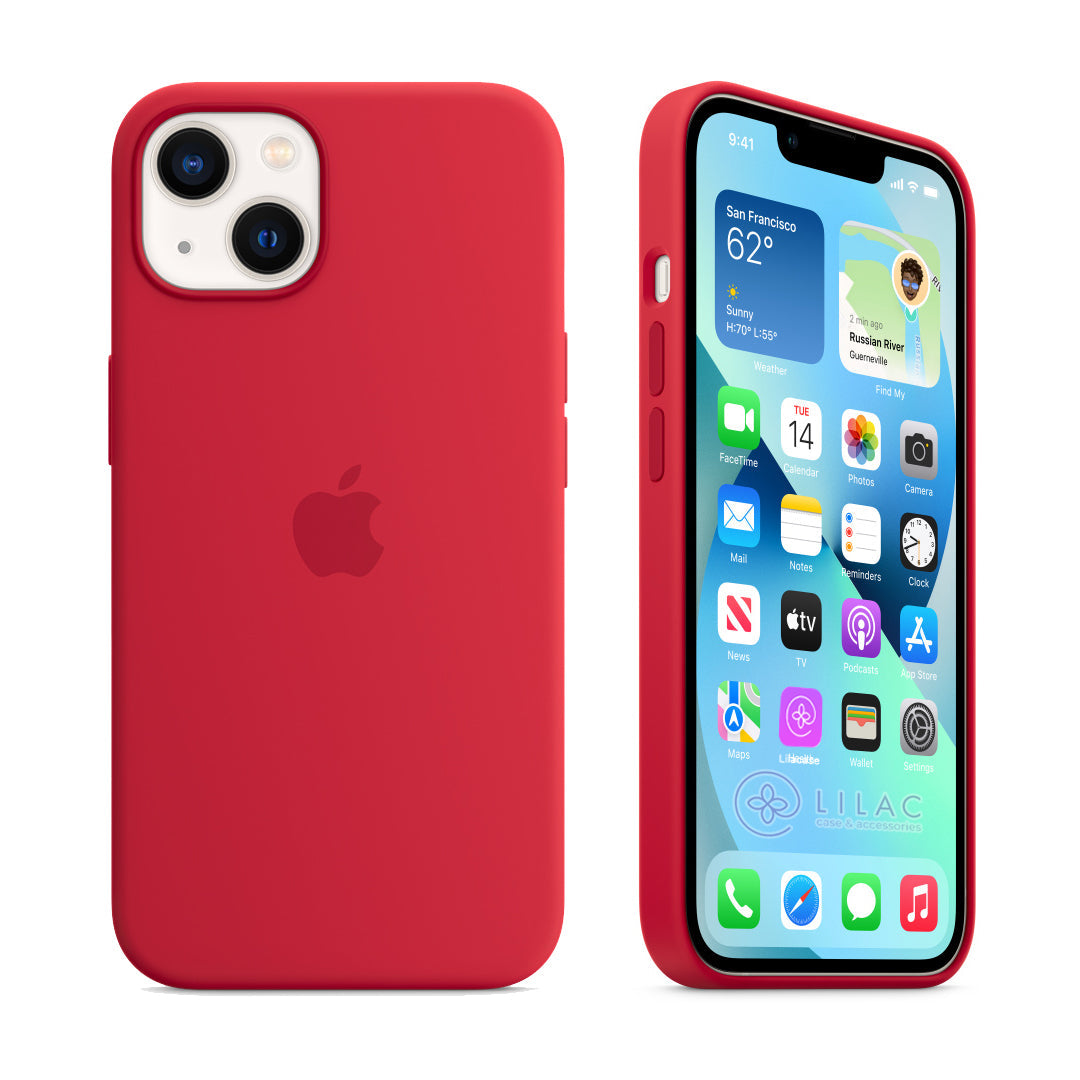 iPhone Silicone Case (Red)