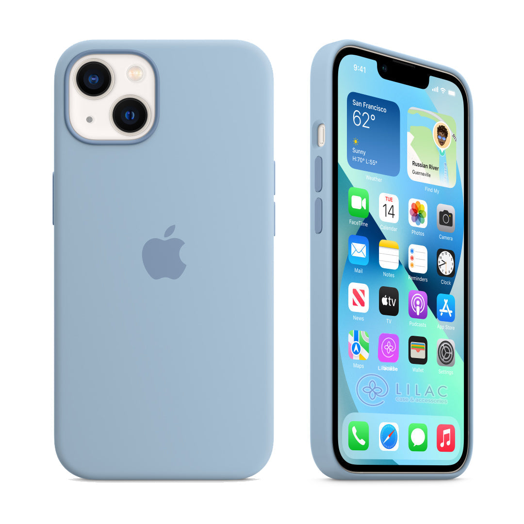 iPhone Silicone Case (Sky Blue)