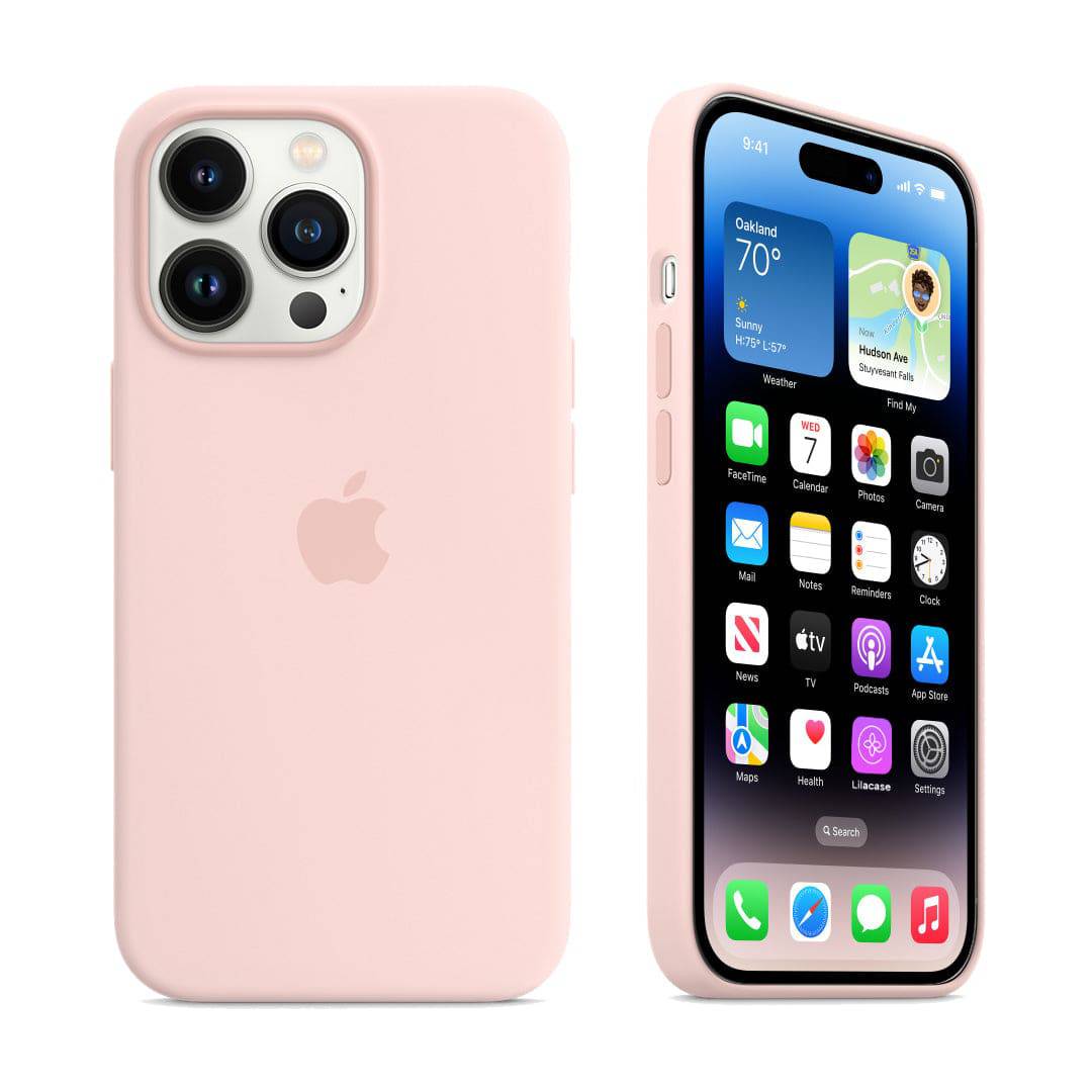 iPhone Silicone Case (Pink Sand)