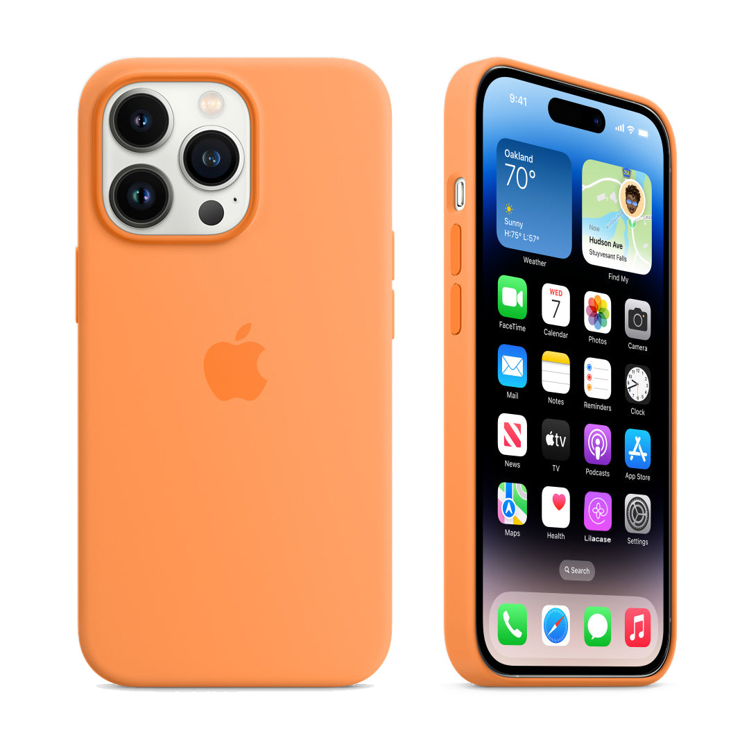 iPhone Silicone Case (Papaya)