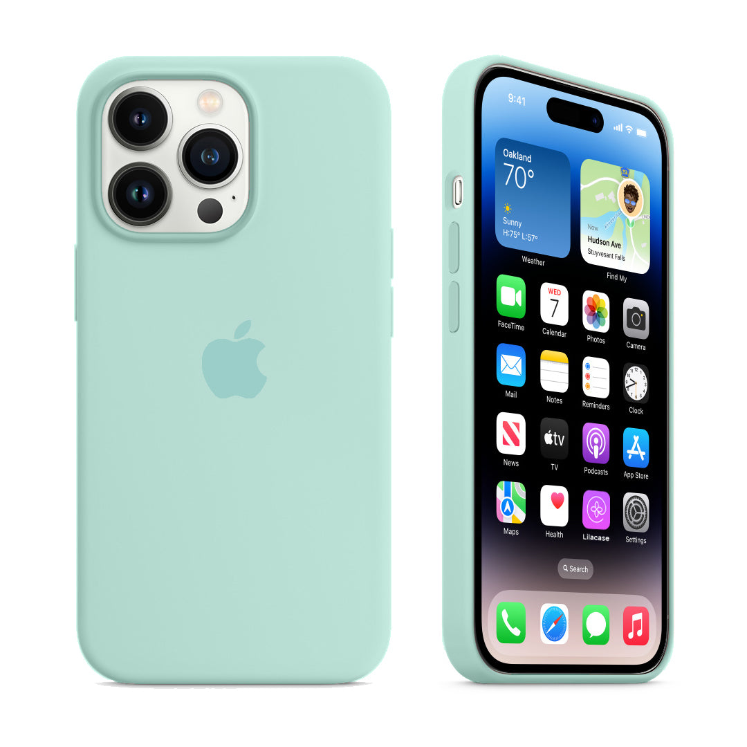 iPhone Silicone Case (Marine Green)