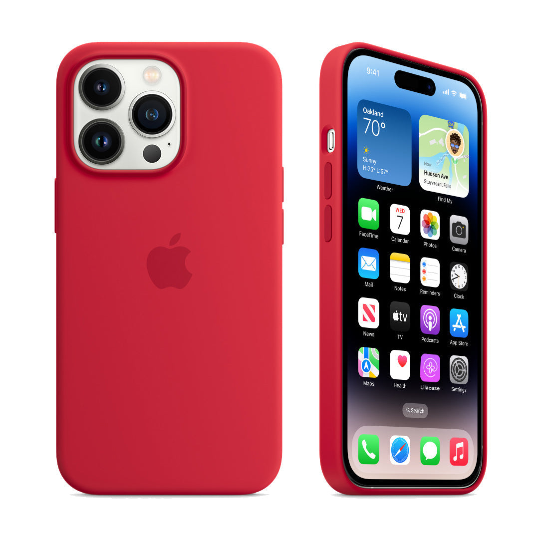 iPhone Silicone Case (Red)