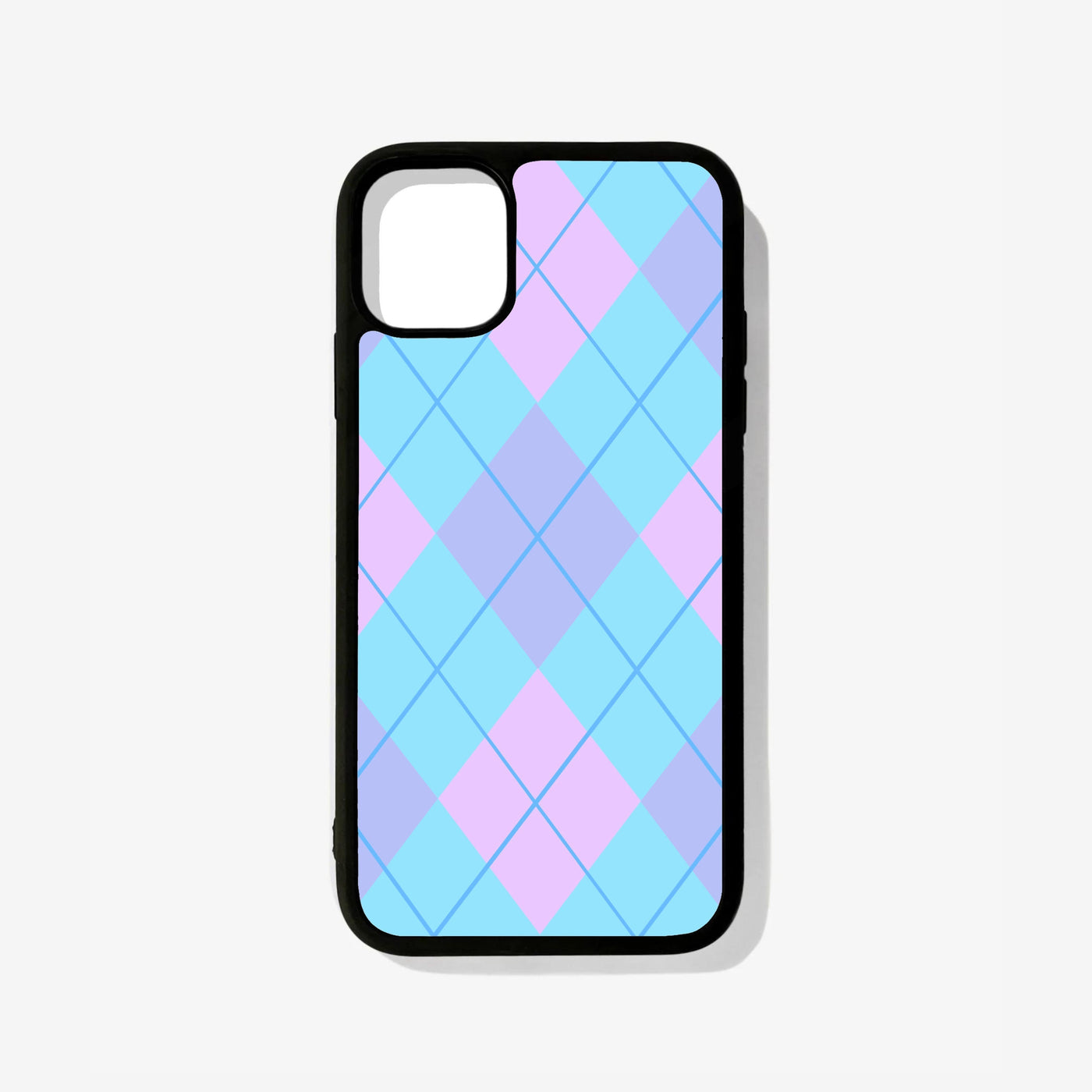 Blue Argyle Glossy Case