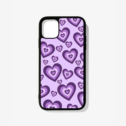 All Models Purple Mini Heart Glass Case