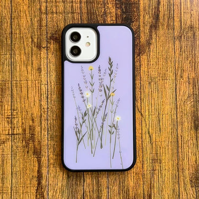 All Models Lilac Floral Glossy Case