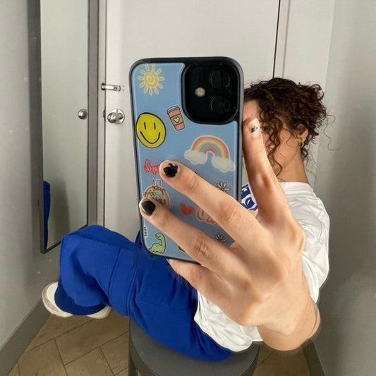 All Models Cute Stickers Glossy Case