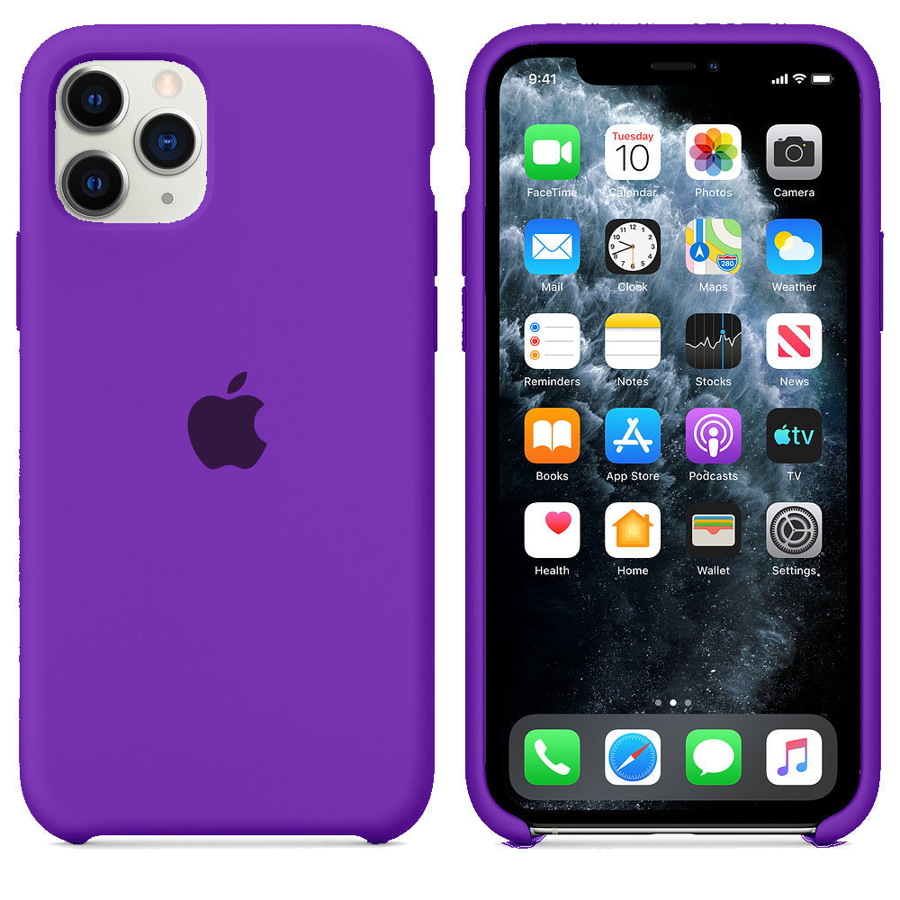 iPhone Silicone Case (Eggplant)