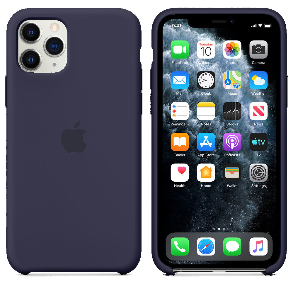 iPhone Silicone Case (Midnight Blue)