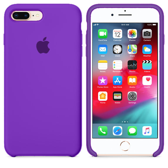 iPhone Silicone Case (Eggplant)