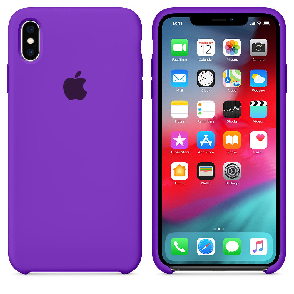 iPhone Silicone Case (Eggplant)