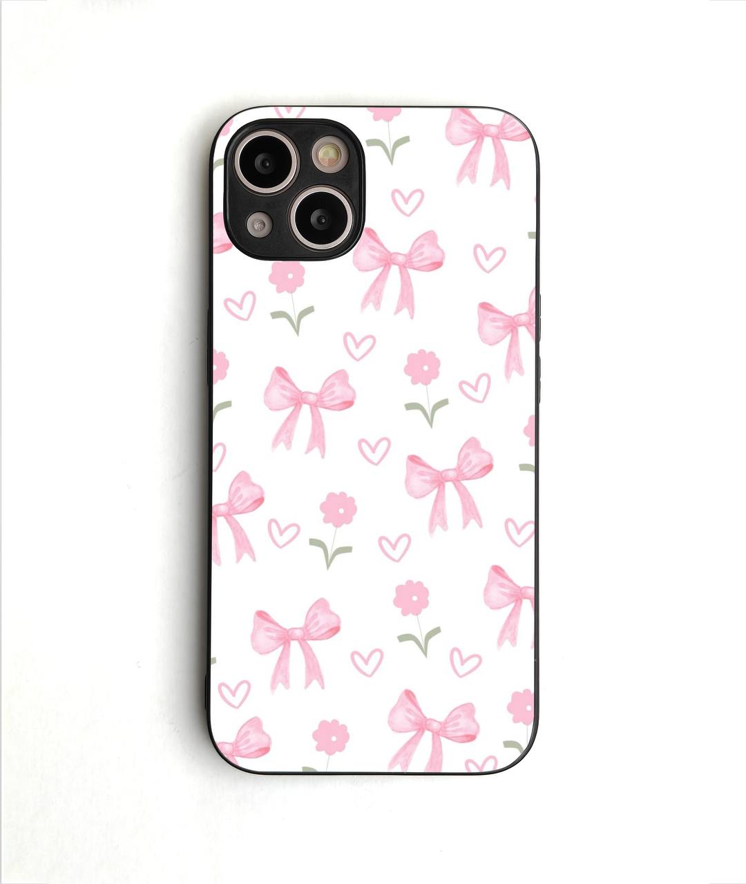 Pink Bow Glossy case