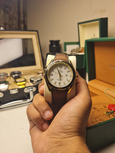 Omega Seamaster - Premium Gold & White Edition