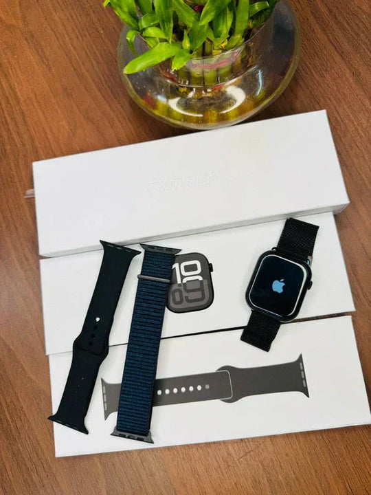 Smartwatch Series 10 with free blue nylon straps