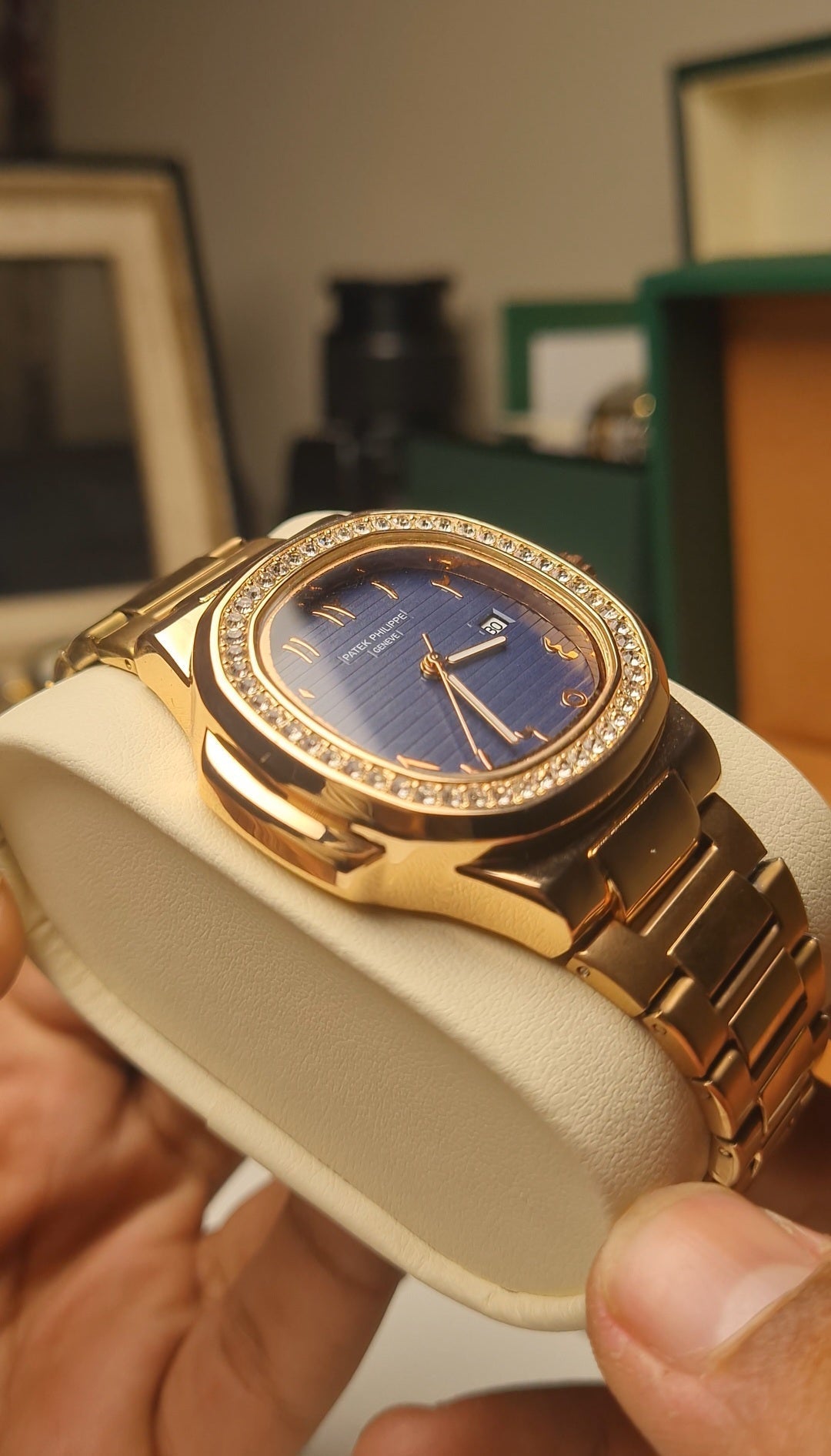 Patek Philippe Stoned (Navy Blue)