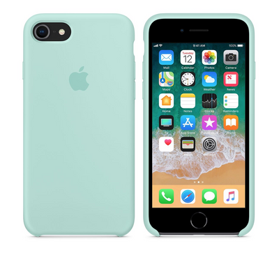 iPhone Silicone Case (Marine Green)