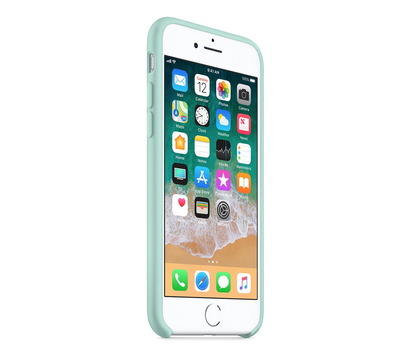iPhone Silicone Case (Marine Green)