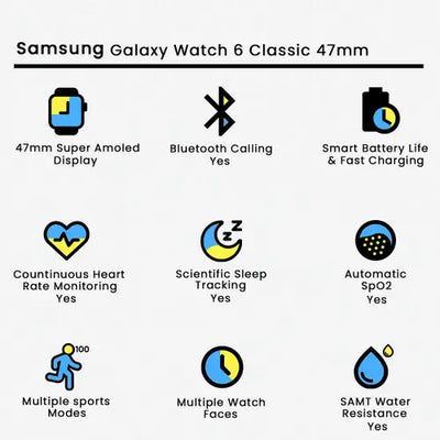 JS Samsung Galaxy Watch 6 Classic Copy