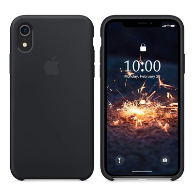 iPhone Silicone Case (Black)